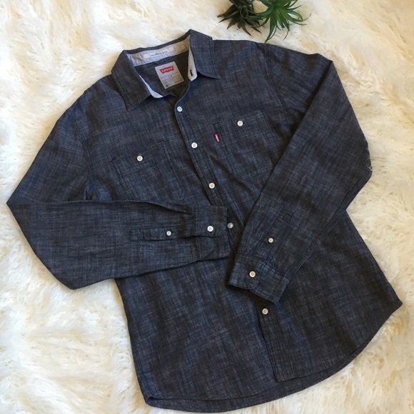 mens levi button up shirts